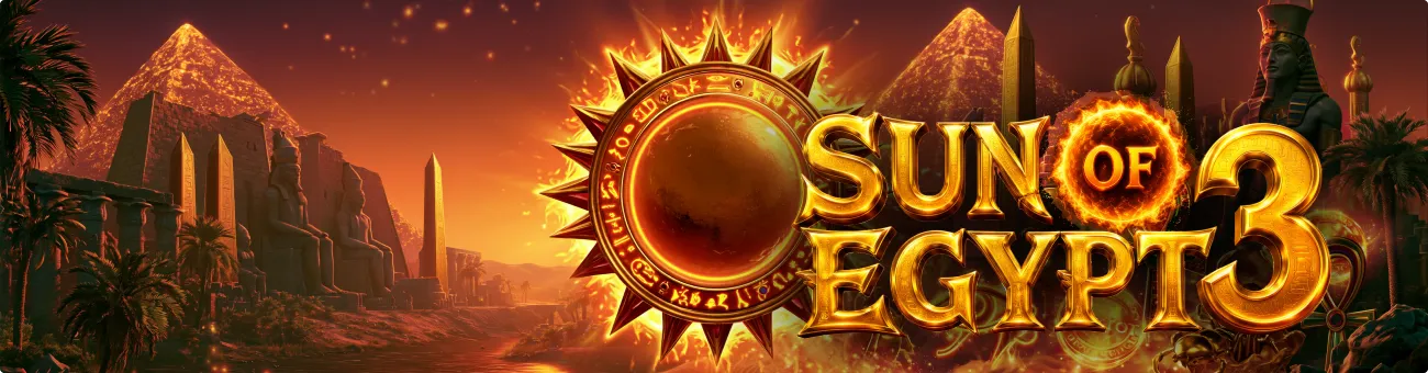 Sun of Egypt 3 Sun of egypt 3 slot Banner 3